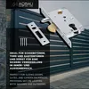 Zamek hakowy Aqbau® z ryglem wpuszczanym do drzwi Podgląd zdjęcia produktu 5
