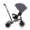 A studio product shot of a gray and black children's tricycle against a white background. Anteprima dell’immagine prodotto