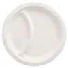Teller, Zuckerrohr "pure" 2-geteilt Ø 23 cm · 2 cm weiss Produktbild-Vorschau 1