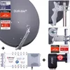 DUR-line Select 75/80cm Komplettanlage anthrazit 1xSAT/12TN Produktbild-Vorschau 1