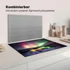 KitchenYeah© Herdabdeckplatte Nordlichter - Schnee - Island Produktbild-Vorschau 3