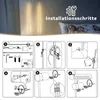 ZMH Wandleuchte Innen Wandlampe LED 60CM Weiß Flurlampe Produktbild-Vorschau 7