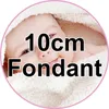 Tortenaufleger individuell - rund 10cm Fondant Produktbild-Vorschau 1