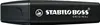 A black STABILO BOSS ORIGINAL highlighter pen is shown from a side angle against a white background. Anteprima dell’immagine prodotto