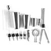 SEVICO Cocktail Shaker Edelstahl 17-teiliges Set Zubehör Produktbild-Vorschau 3
