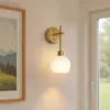 LED Wandleuchte Gold Milchglas Kabellos RGBCW 2er-Pack 30,0 Produktbild-Vorschau 2