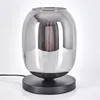 Carrone Tischlampe aus Metall/Glas in Schwarz/Rauchfarben Produktbild-Vorschau 8