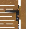 Cancello da giardino 105x155 cm in acciaio corten Design Anteprima dell’immagine prodotto 7