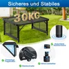 LARS360 Klapptisch 90x60cm, verstellbare Höhe und Breite, Produktbild-Vorschau 3