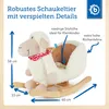 Bieco Plüsch Schaukeltier Schaf | Kinder Schaukelstuhl mit Produktbild-Vorschau 4