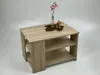 Möbel SD Couchtisch Lea Sonoma Eiche hell Sägerau Produktbild-Vorschau 2
