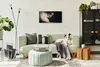 Küche Wohnzimmer Wand Leinwand Uhr 60x30 Gemälde Religiöse Produktbild-Vorschau 4