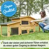 zooprinz Hasenstall Kaninchenstall Dorf Alm | mit Produktbild-Vorschau 6