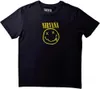 Nirvana Flower Sniffin (Back Print) Black 2XL T-Shirt Produktbild-Vorschau 2