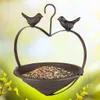 HI Vogelfutterspender Herzform 22 cm Braun Produktbild-Vorschau 4