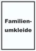 Familienumkleide Schild mit Text hochkant A2 Rückseite Produktbild-Vorschau 1
