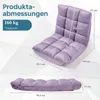 Pohodlná podlahová židle s nastavitelnou opěradlem, Náhled obrázku produktu 10