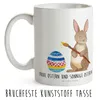 Mr. & Mrs. Panda Pott Hase Eier Malen - Weiß - Geschenk, Produktbild-Vorschau 2
