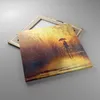 Bild auf Leinwand - Leinwandbild - Frau Regen - 50x50cm - Produktbild-Vorschau 2