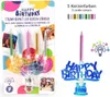 Trendhaus Birthday Fun LED Kerzenhalter inkl. 5 Metallic Produktbild-Vorschau 1