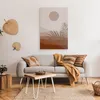Muralo Leinwandbild Canvas für Wohnzimmer PALMBLÄTTER Sonne Produktbild-Vorschau 3