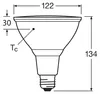 LEDV LED Reflektor 15,2-120W/927 dimmbar PAR38 E27 30° Produktbild-Vorschau 3