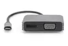 Adapter DIGITUS DP + VGA Adapter 20cm 4K/30Hz Silber Produktbild-Vorschau 4
