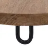 Servierbrett auf Fuß, Mangoholz, Höhe: 60 mm, ø: 290 mm Produktbild-Vorschau 2