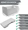 2er Set stabiler XXL Filzkorb, Shopping-Bag, große Produktbild-Vorschau 3