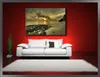 Visario Leinwandbild Sonnenuntergang über Meer 120x80 cm – Produktbild-Vorschau 2