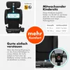 A collage of images and text describing the features of a child car seat. Náhľad obrázku produktu