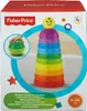The image shows the retail packaging of a Fisher-Price Stack & Roll Cups toy. The packaging features a colorful illustration of the toy, a child's hand interacting with one of the cups, and various text elements in multiple languages. Produktbild-Vorschau