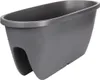Balconia OVI balkónový kvetináč antracitová dĺžka 60 cm Náhľad obrázku produktu 2