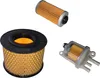 Three different types of filters are displayed against a white background. Náhľad obrázku produktu