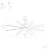 Deckenventilator mit Licht Lautlos DC Hidra Schwarz Produktbild-Vorschau 8