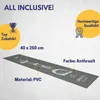 Best Sporting Dart-Teppich, 40 x2 50 cm, dunkelgrau mit Produktbild-Vorschau 3