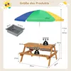 Kindersitzgarnitur mit Sonnenschirm, 3-in-1 Produktbild-Vorschau 5