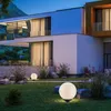 JUST LIGHT Kugelleuchte Gartenlampe 2er SET Erdspieß, weiß, Produktbild-Vorschau 2