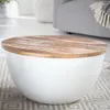 Konferenční stolek 60 cm, dřevěný designový stolek, moderní Náhled obrázku produktu 4