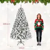228cm Künstlicher Weihnachtsbaum mit Schnee, 1405 Spitzen, Produktbild-Vorschau 9