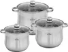 3er Set Gastro Töpfe 5,5 7 9L ZILNER ZL-7349 Produktbild-Vorschau 1