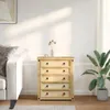 vidaXL Komoda  80x40x89 cm z masívneho borovicového dreva Náhľad obrázku produktu 3