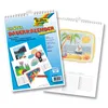 A product shot of two wall calendars, one open to show its pages and the other closed. Anteprima dell’immagine prodotto