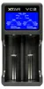 A black battery charger with a blue digital display. Anteprima dell’immagine prodotto