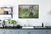 MuchoWow® Gerahmtes Poster Ein Kätzchen im Gras 90x60 cm - Produktbild-Vorschau 3