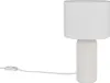 Tischleuchte, Keramik, weiß, E27, Schnurschalter, H 36 cm Produktbild-Vorschau 5