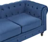 BELIANI 3-Sitzer Sofa Marineblau Samtstoff mit Dicken Produktbild-Vorschau 8