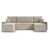 A sectional sofa shown from the front on a white background. Produktbild-Vorschau