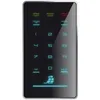 A black digital keypad with illuminated numbers and status indicators. Produktbild-Vorschau