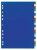 DURABLE Register A4 20-tlg. A-Z , 675527 mehrfarbig Produktbild-Vorschau 1